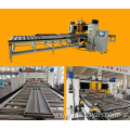 Door panel stiffener elevator profile forming machine